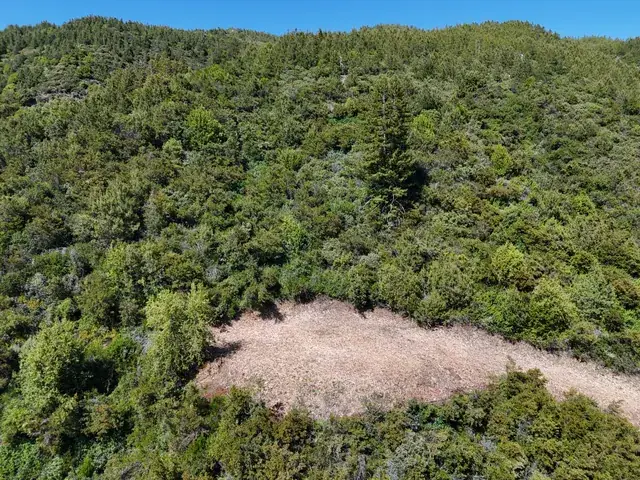 Ridges falling away toward the coast